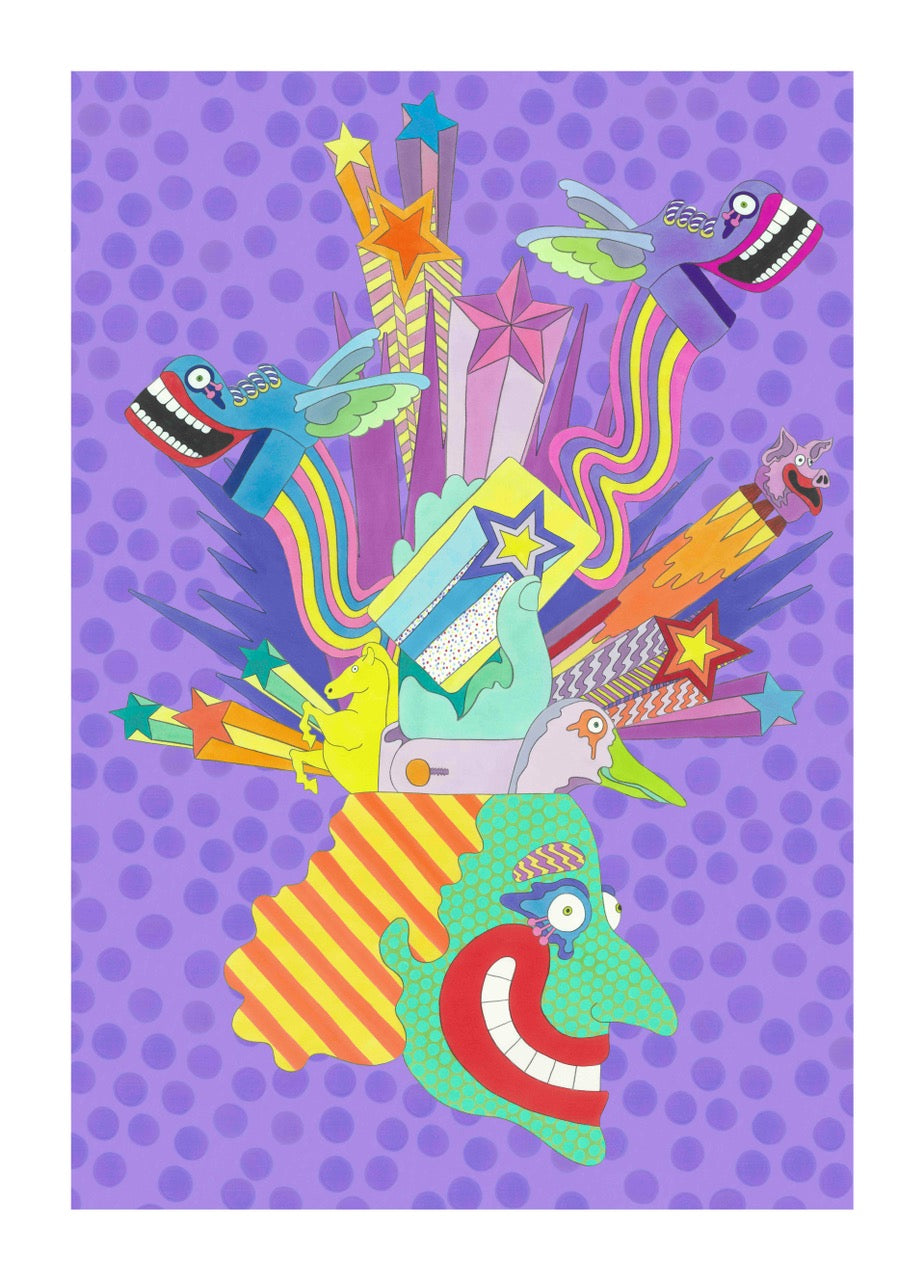 LA MASSE NERVVEUSE S'ECHAPPE DU CRANE