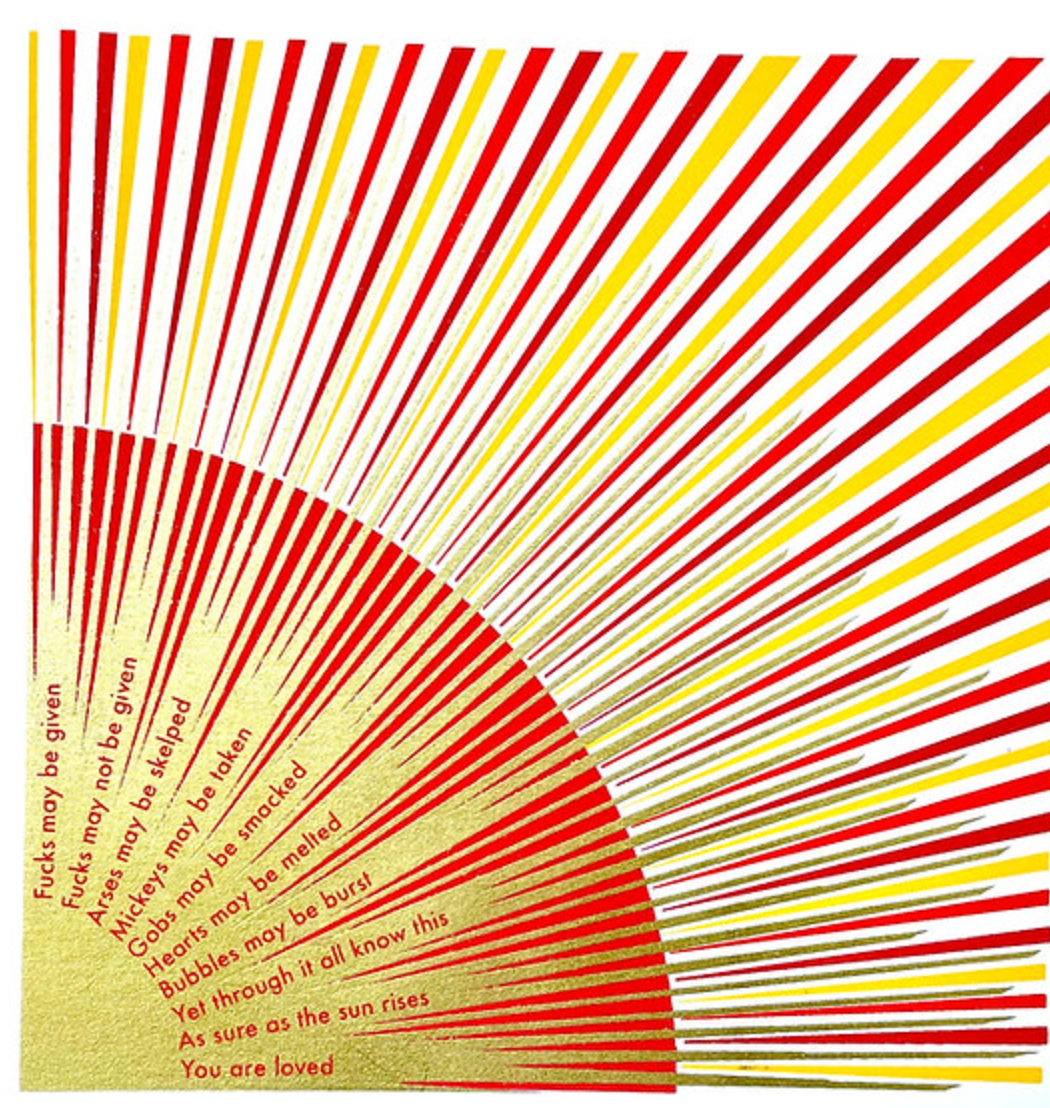 YOU ARE LOVED - Small section - framed