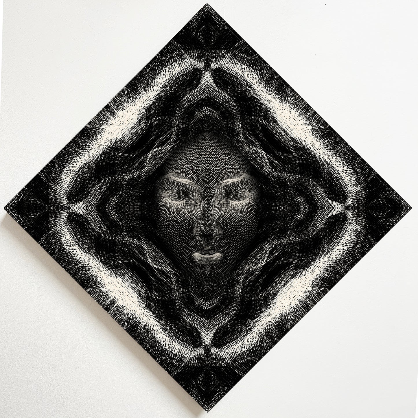 BlackInkWhiteLight - Mounted