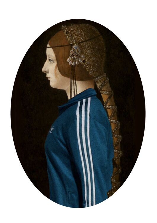 THE GIRL IN THE ADIDAS TRACKSUIT TOP