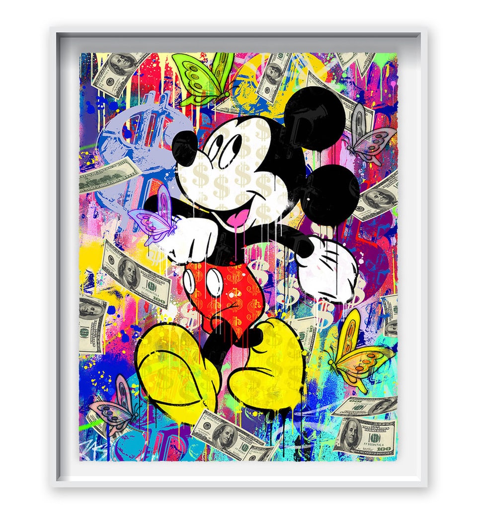 Framed print of All That Shines - Mickey by Artist Ben Allen