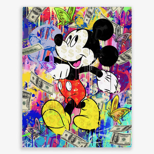 All that shines Mickey print by Artist Ben Allen