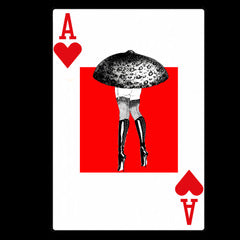 THE QUEENDOM - ACE OF HEARTS - Framed