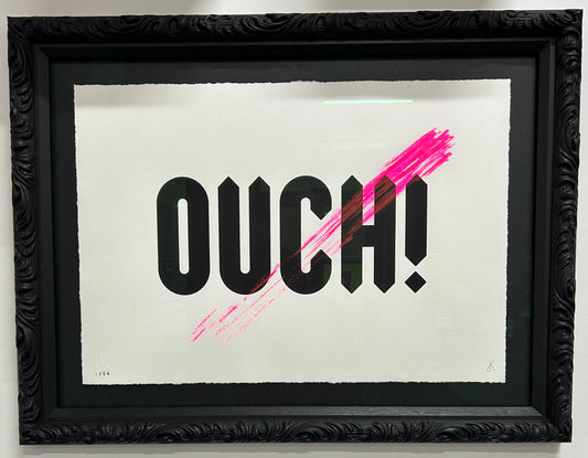 OUCH - framed